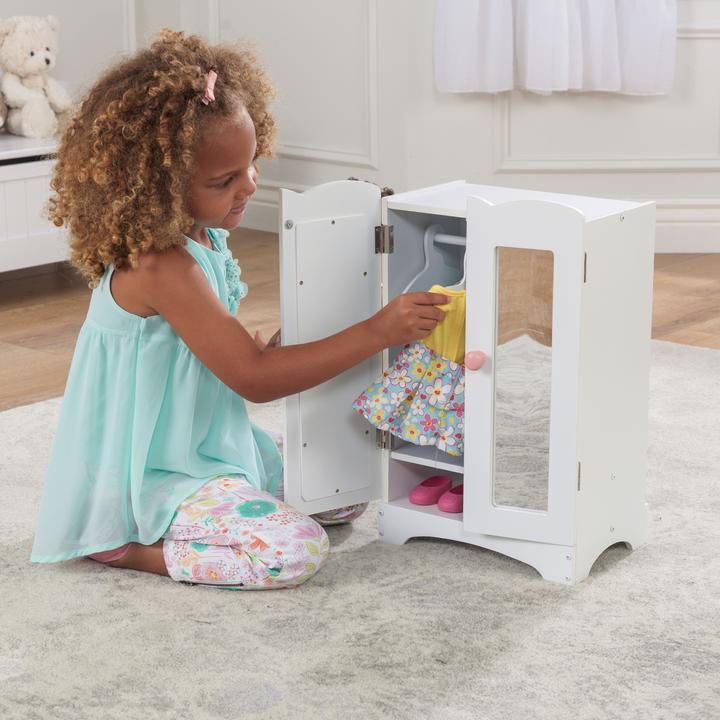 Actual product image KidKraft Small dolls wardrobe Lil' Doll