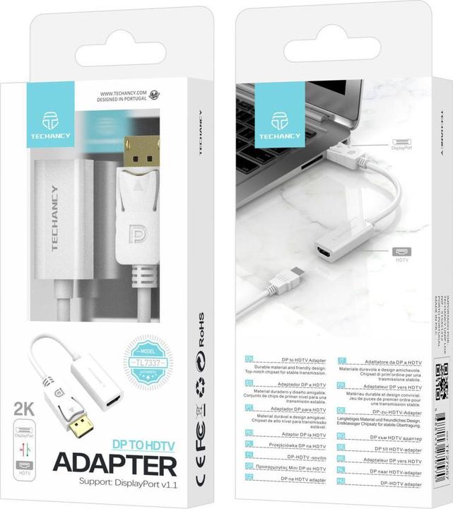 Produktbild JTI DisplayPort zu HDTV - 2K - Adapter