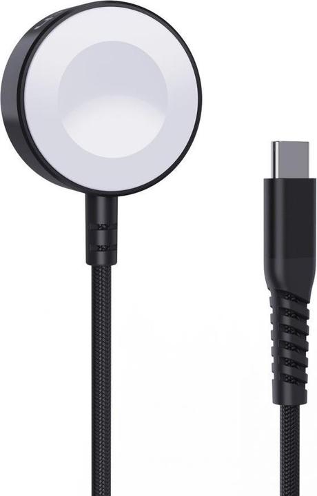 Immagine prodotto Choetech Caricabatterie wireless T319 MFI 5W per Apple Watch + cavo USB-C - nero (5 W)
