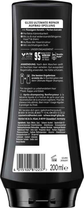 Immagine prodotto Gliss Balsamo riparatore definitivo (200 ml)