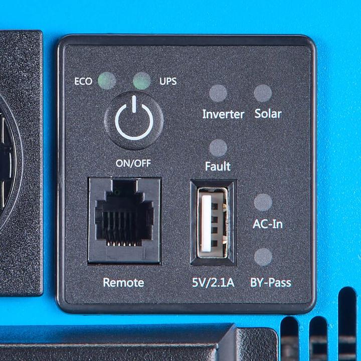 Produktbild Ective SSI 15 PRO 1500W/12V 4in1 Sinus-Wechselrichter mit Netzvorrangschaltung, Ladegerät & MPPT Laderegler