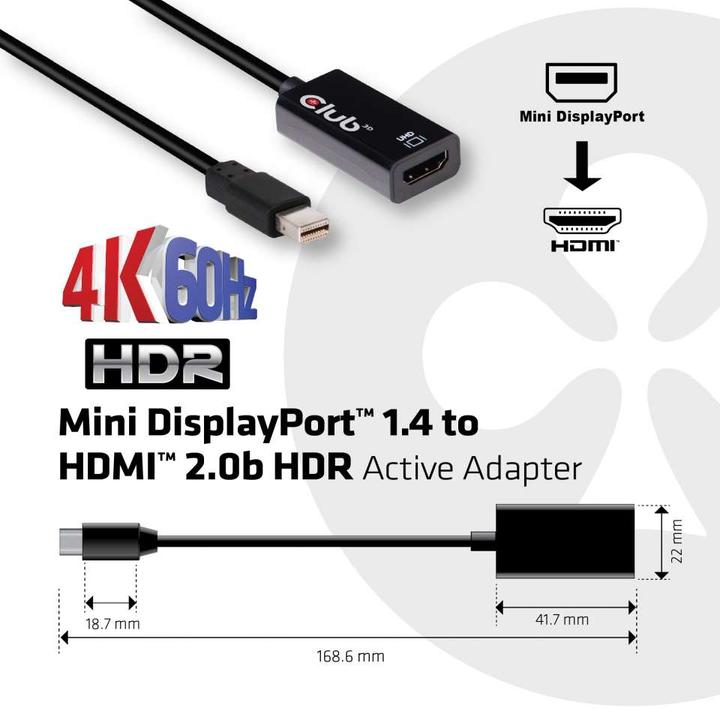 Actual product image Club 3D CAC-1180 (HDMI, 1.12 cm)