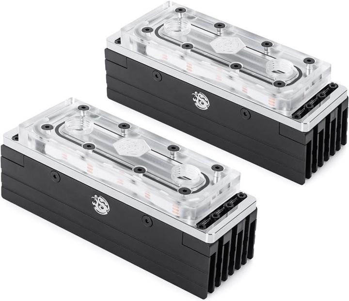 Bitspower Arbeitsspeicherkühler, ARGB - transparent 8er-Pack