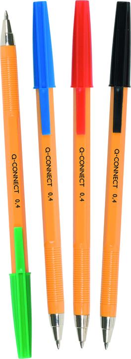 Immagine prodotto Q-Connect Biros con refill sostituibile da 0,4 mm (linea), nero (1 x)