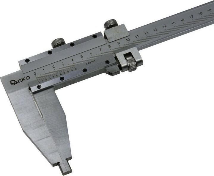Image du produit GEKO Règle coulissante en métal, 0-600 mm x 0,05 (60 cm)