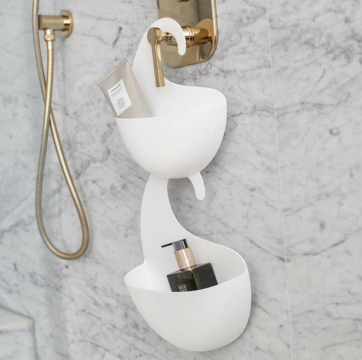 Produktbild Koziol Duschmittelhalter Utensilo Surf M, Beige (6.5 x 21.5 x 25 cm)
