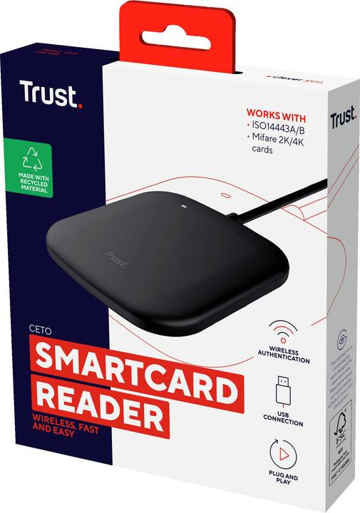 Actual product image Trust Ceto Contactless Smartcard (USB 2.0)