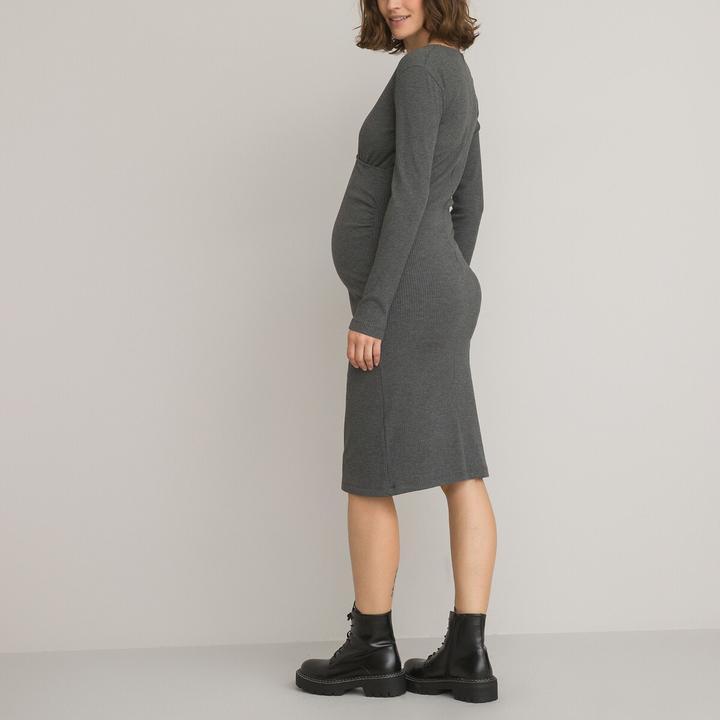 Image du produit La Redoute Collections Robe de grossesse portefeuille (XL)
