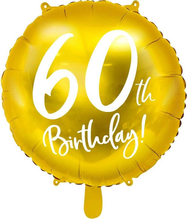Actual product image Partydeco Balloon 60 years - 45cm (1 x)