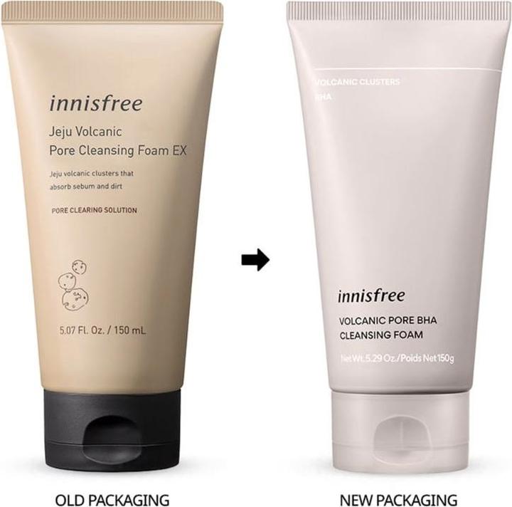 Produktbild Innisfree Volcanic Pore BHA Cleansing Foam (Schaum, 150 ml)