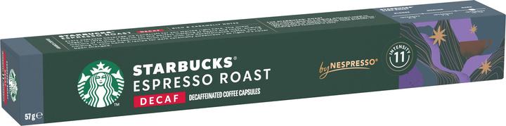 Image du produit Starbucks Decaffeinated Espresso Roast by Nespresso Dark Roasts (10 x Port.)