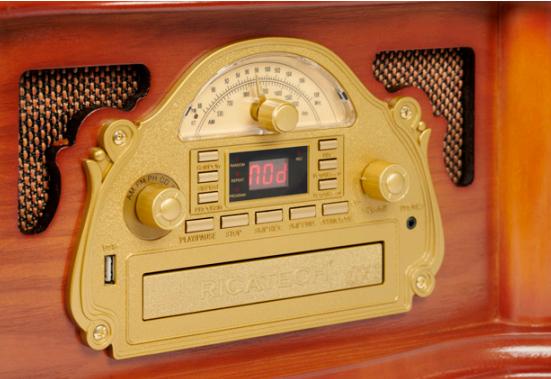Actual product image Ricatech RMC360 Classic Music Center BT met hoorn (Semi-automatic)