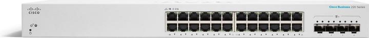 Image du produit Cisco Switch CBS220-24T-4X 28 Port (28 Ports)