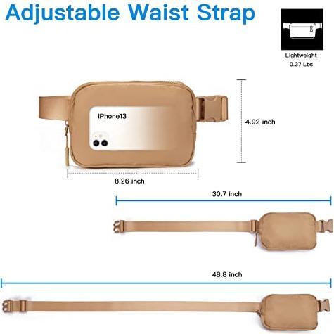 Produktbild Only-Bags.Store Bauchtasche Gürteltasche, Sport Mode Hüfttaschen Brustbeutel Umhängetasche Crossbody Bag mit