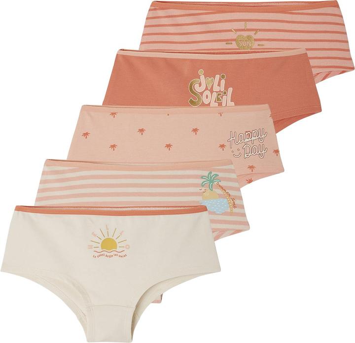 Produktbild Vertbaudet 5er-Pack Mädchen Shortys mit Bio-Baumwolle (86, 5er Pack)