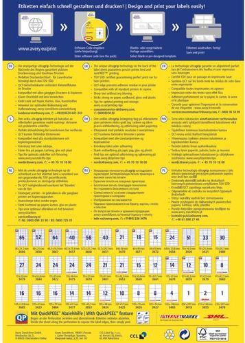 Produktbild Avery Universal-Etiketten