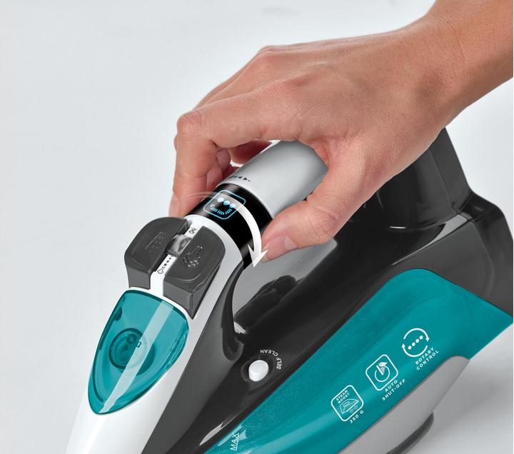 Produktbild Polti Iron PLEU0253 Vaporella Quick & Slide QS220 Steam Iron, 2400 W, Water tank capacity 350 ml, Cont (2400 W, 40 g/min)