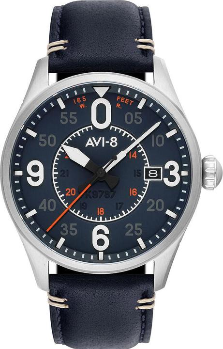 AVI-8 AV-4090-02 Spitfire Automatik 42mm 5ATM (Analoguhr, 42 mm)