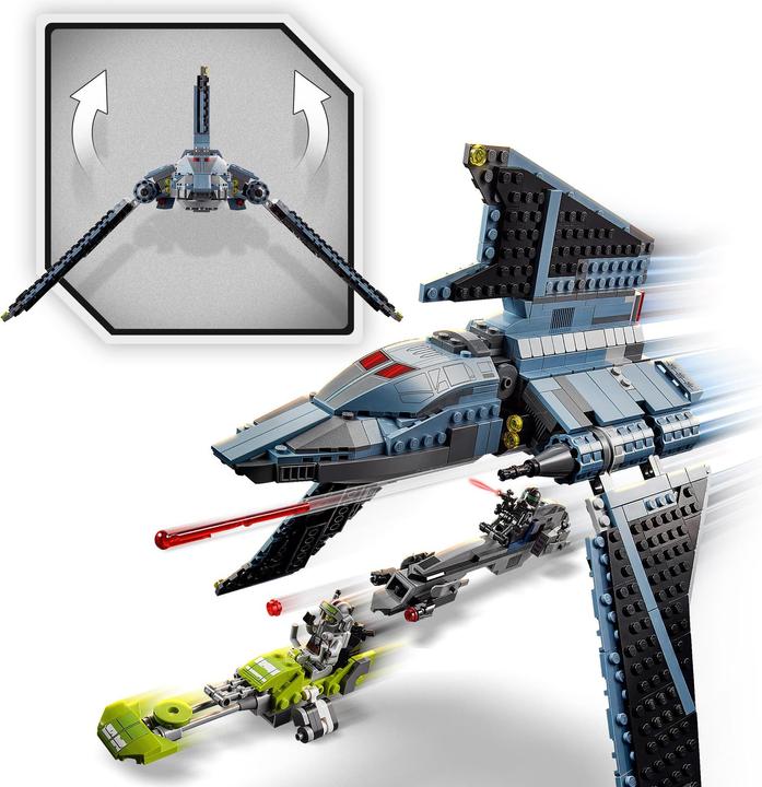 Produktbild LEGO Star Wars 75314 Das Bad Batch Attack Shuttle (75314, LEGO Star Wars)