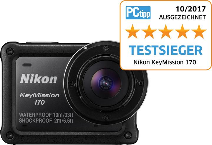 Nikon KeyMission 170 (30p, Bluetooth, WiFi)