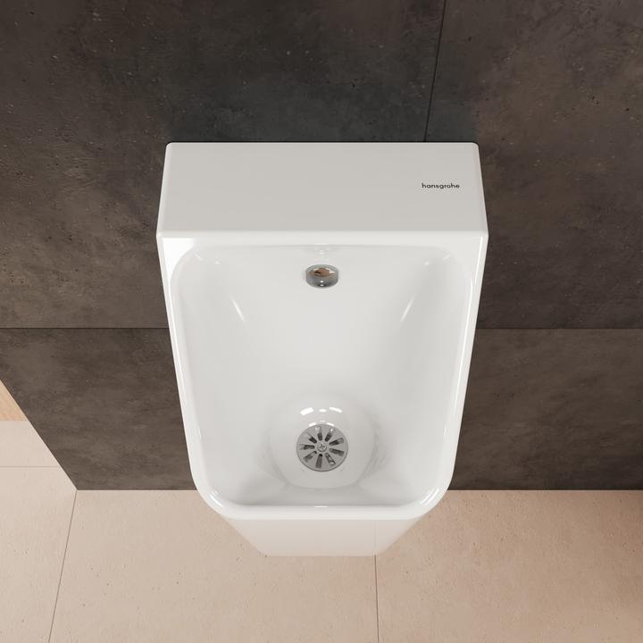 Actual product image hansgrohe EluPura Original Q urinal, rimless, rear inlet, 320x305x600mm, white