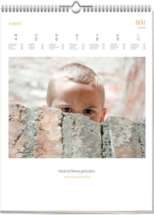 Produktbild Literatur Kalender 2026 (Deutsch)