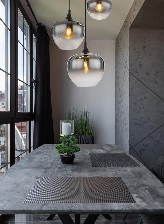 Actual product image Globo Pendant lamp Maxy black matt 3xE27 (E27)