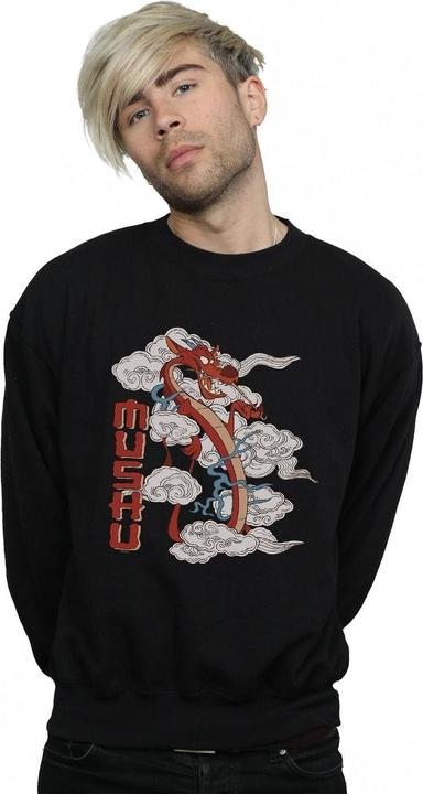 Actual product image Disney Mens Mulan Mushu Dragon Sweatshirt (4XL)