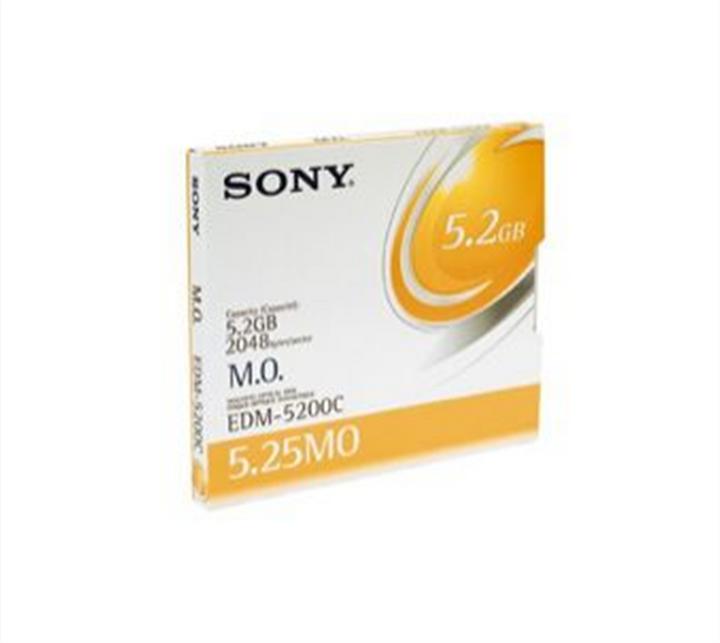 Actual product image Sony 5.25" MO cartridge 5200MB (5.20 GB)