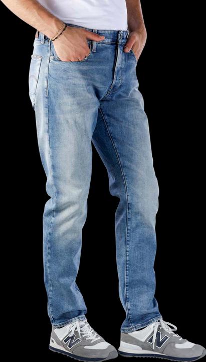 Produktbild G-Star 3301 Straight Tapered Jeans Elto Stretch indigo aged (W29/L32)