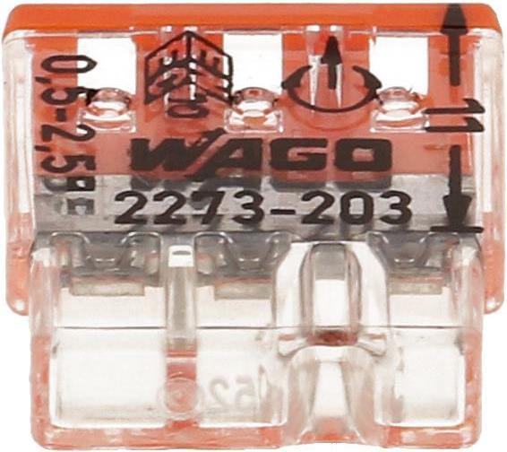Image du produit Wago Borne enfichable Contact Compact 3-fois