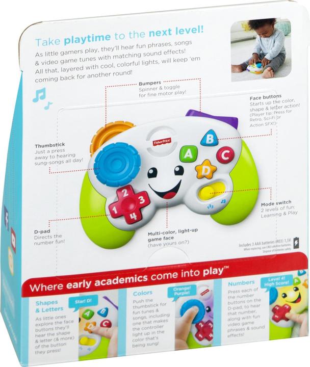 Image du produit Fisher-Price La manette de jeux et d’apprentissages - Jouet d'éveil - 6 mois et + (Français)