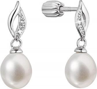 Produktbild Evolution Group Decent silver earrings with genuine river pearl 21104.1B
