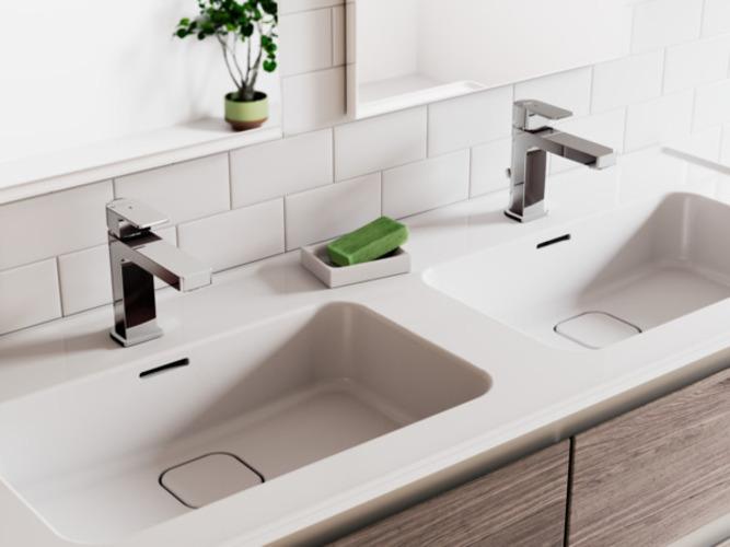 Image du produit Ideal Standard IDS Meuble double vasque STRADA II 1240x460x180mm blanc I+ (460 mm, 1240 mm)