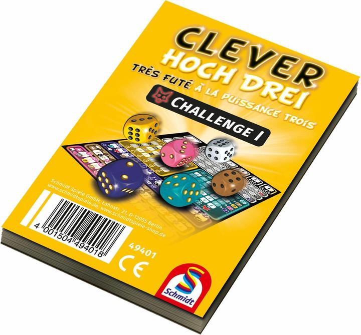 Schmidt Spiele Clever hoch Drei Zusatzblock (Deutsch)