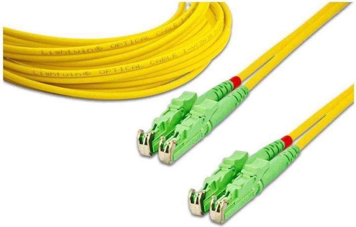 Wirewin Fibre optic patch cable E2000/APC-E2000/APC, singlemode, duplex, 2m (2 m)