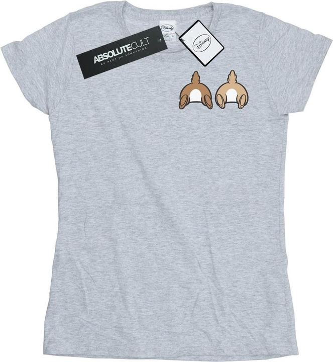 Actual product image Disney Womens/Ladies Chip N Dale Backside Breast Print Cotton T-Shirt (L)