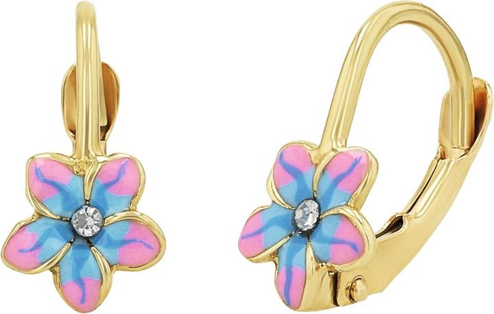 Image du produit zz_ArchivedByPCD_Amor Schmuck_zu_Amor Amor Ohrschmuck für Mädchen, Gold 375, Zirkonia synth. | Blume (9 ct, Or 375)