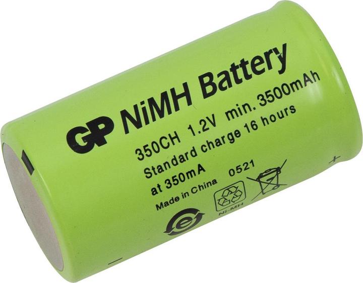 Produktbild GP Batteries NiMH-Batterie, gasdicht, Baby, NBB416, 3500 mAh, 3,5 Ah, C-Baby (1 Stk., 3500 mAh)