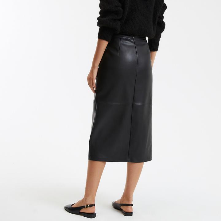 Produktbild La Redoute Collections Gerader Rock aus Lederimitat (42)