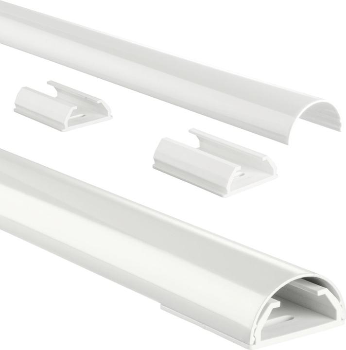 Actual product image Hama Aluminium cable duct, half round (Duct, 110 cm)