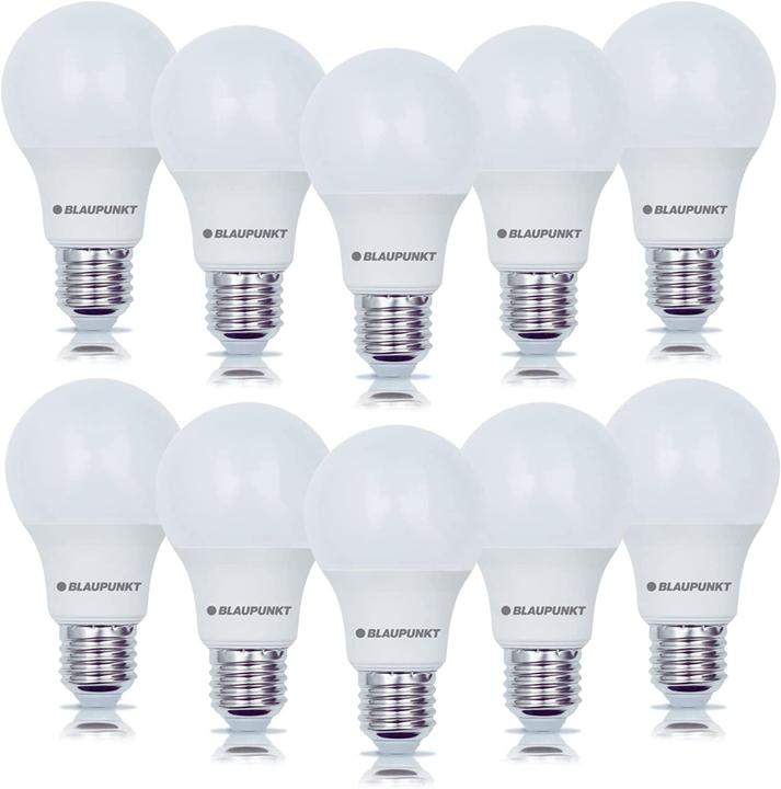 Produktbild Blaupunkt LED E27 Glühbirne - 9W - Neutralweiss 4000K - Led Lampen - 10-er Pack (E27, 9 W, 900 lm, 10 x, E)