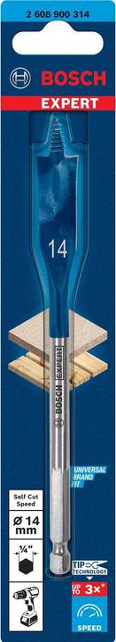 Productafbeelding Bosch Professional Zubehör Expert Self Cut Speed Flachfräsbohrer (14 millimeter)