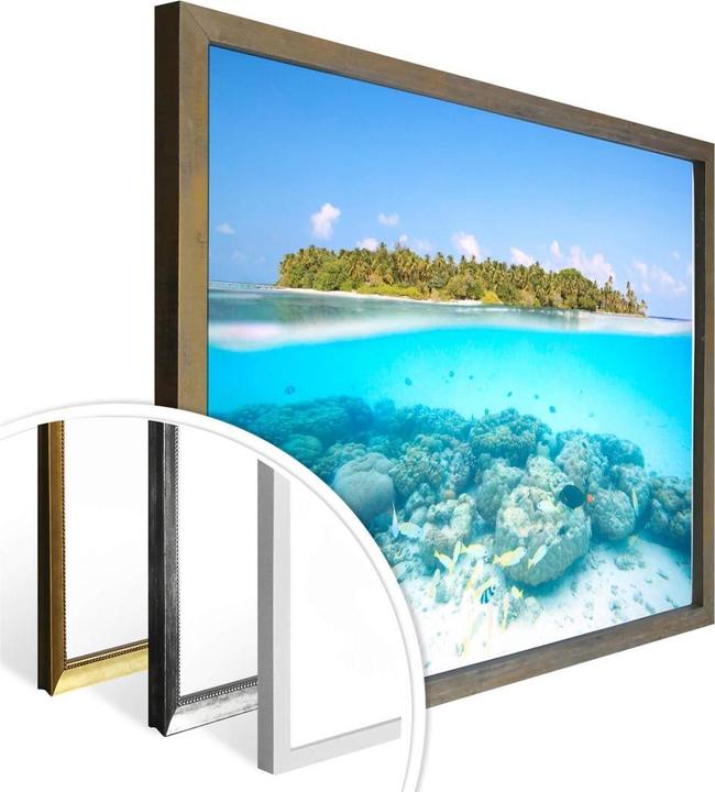 Actual product image Trenddeko Maldives underwater world (60 x 50 cm)