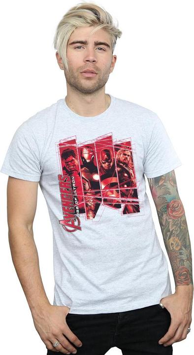 Image du produit Mens Avengers Team Collage T-Shirt (XL)