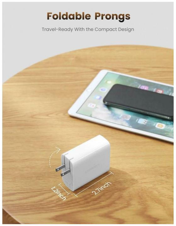 Produktbild Ugreen USB-C 36W PD Ladegerät 2-Port (36 W)