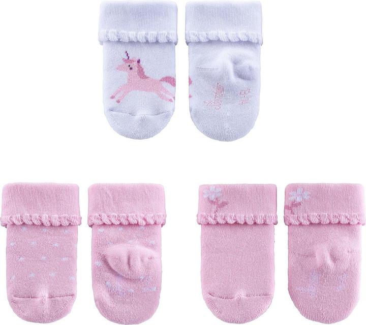 Image du produit Sterntaler Lot de 3 chaussettes pour bébé Licorne (Lot de 3, 15 - 16)