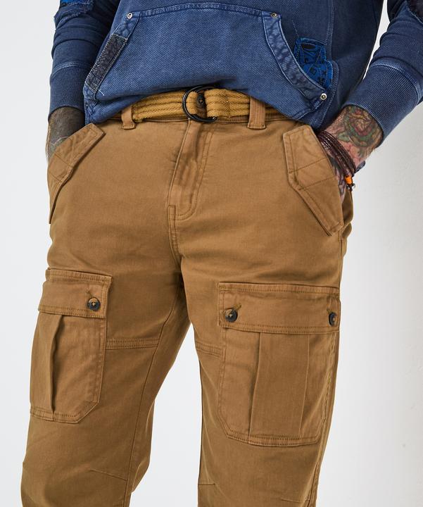 Actual product image Joe Browns Classic Cargo Trousers with Woven Belt (W48/L30)