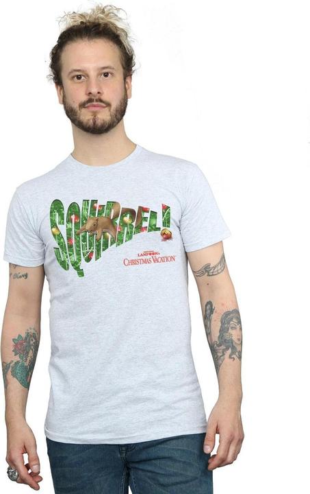 Actual product image National Lampoon´s Vacation Mens Squirrel Tree T-Shirt (XL)