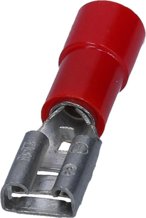 Actual product image Kalitec 10 pieces FHR488 blade receptacle red 4.8x0.8 I 0.5-1.5mm² cable connector I partially insulated I